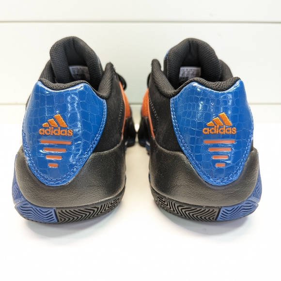 Adidas Agent Gil Zero Restomod Knicks Black Blue Basketball Sneakers sz Men's 9 - Picture 6 of 12